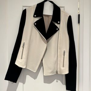 Aritzia cropped motto jacket